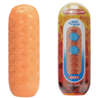 Pretty Love Venus-X Twin Balls Masturbator (Peach)